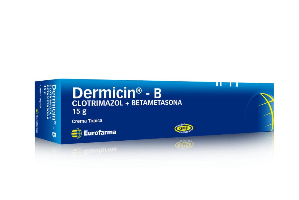 Dermicin B 15 g crema EUROFARMA